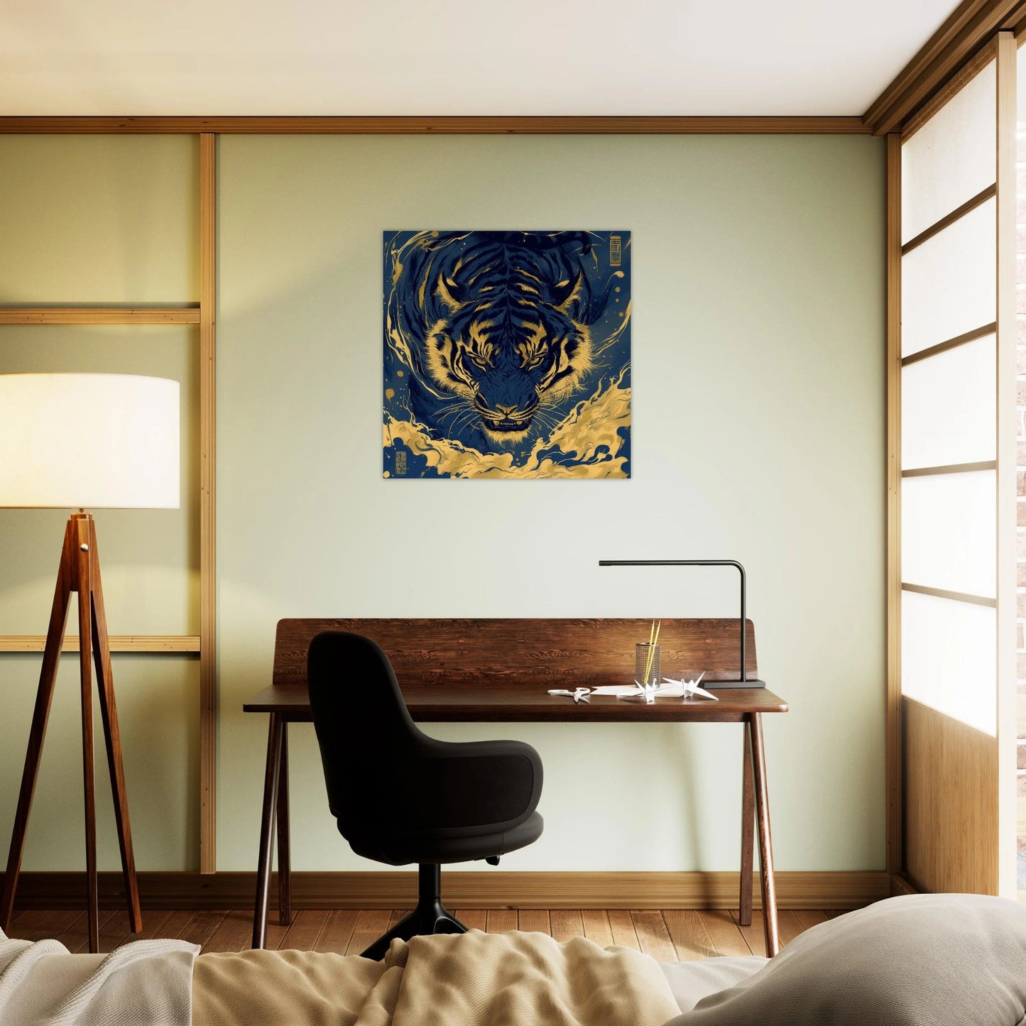 Midnight tiger poster - Sillystroke