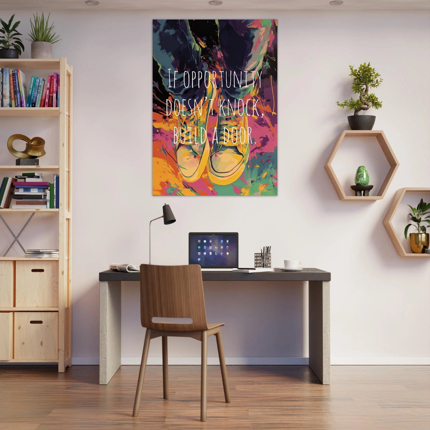 Motivational sneakers poster - Sillystroke