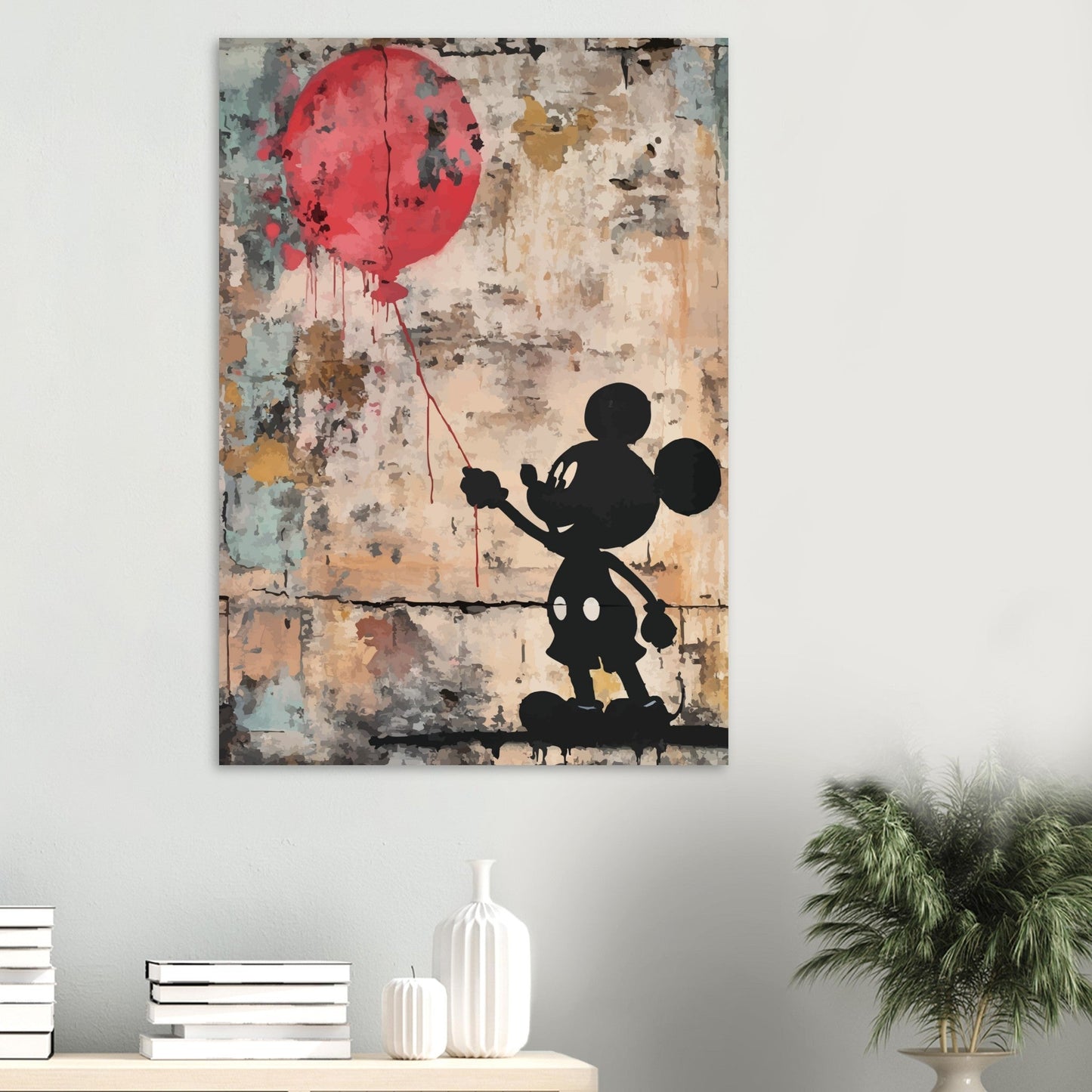 Mouse street art poster - Sillystroke
