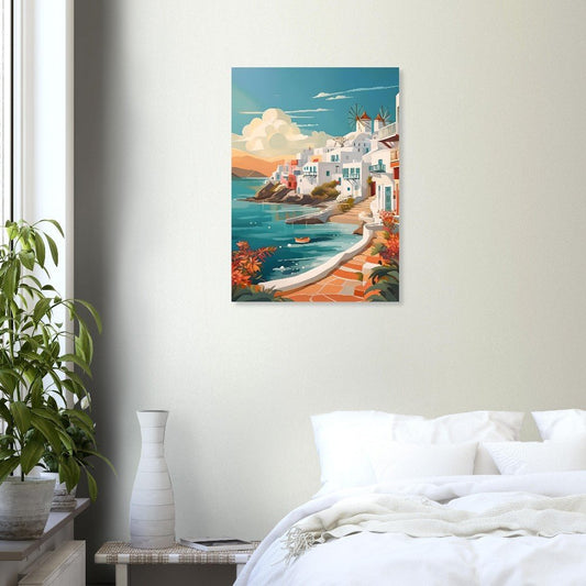 Mykonos serenity poster - Sillystroke