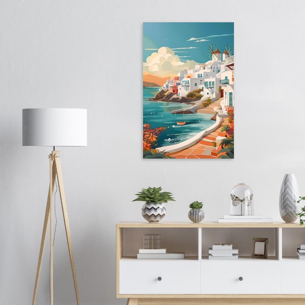 Mykonos serenity poster - Sillystroke