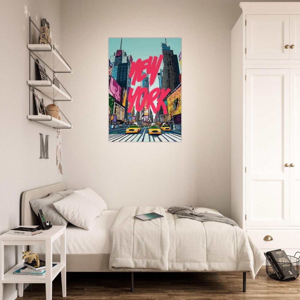 New York City cartoon poster - Sillystroke