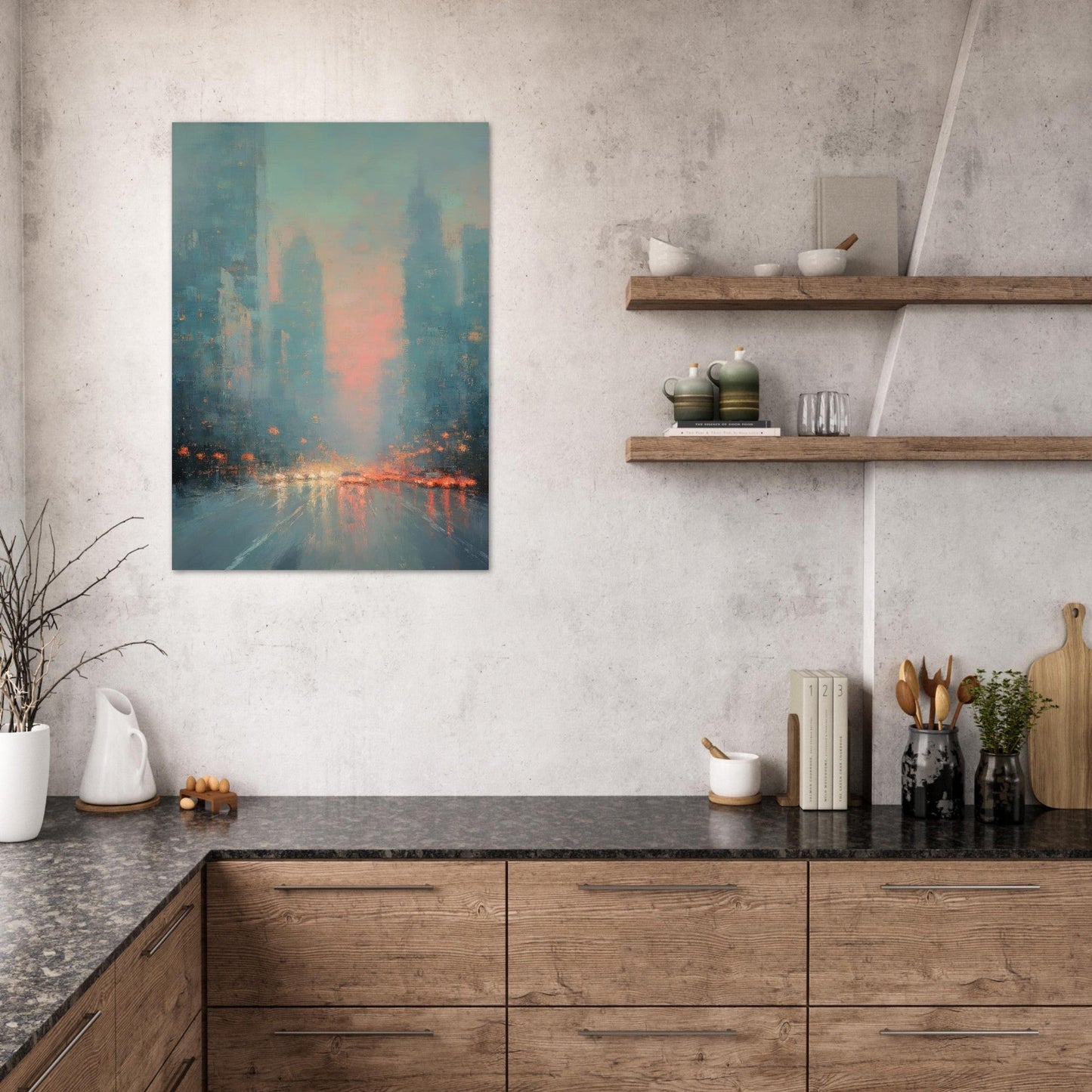 New York City traffic art poster - Sillystroke