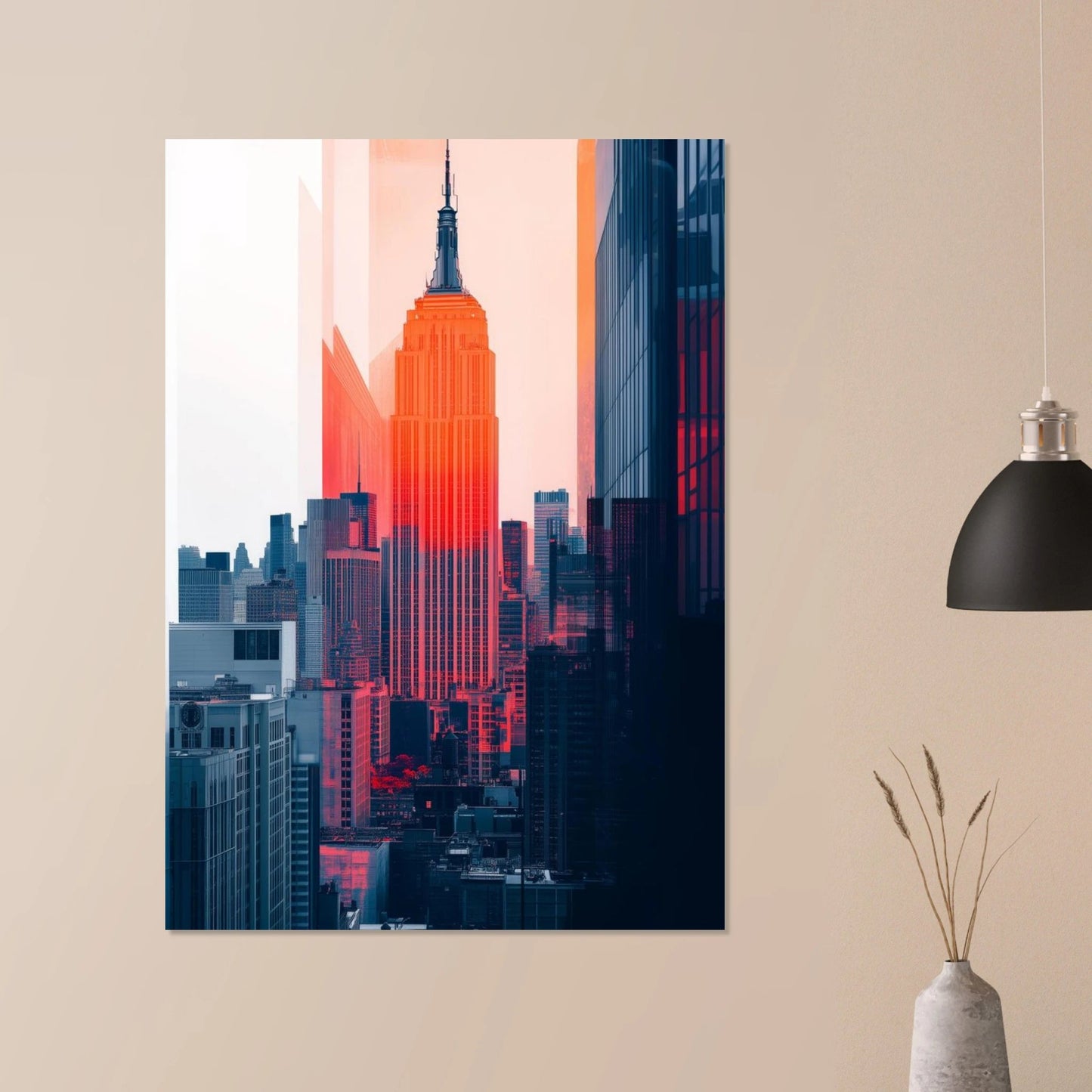 New York graphic poster - Sillystroke