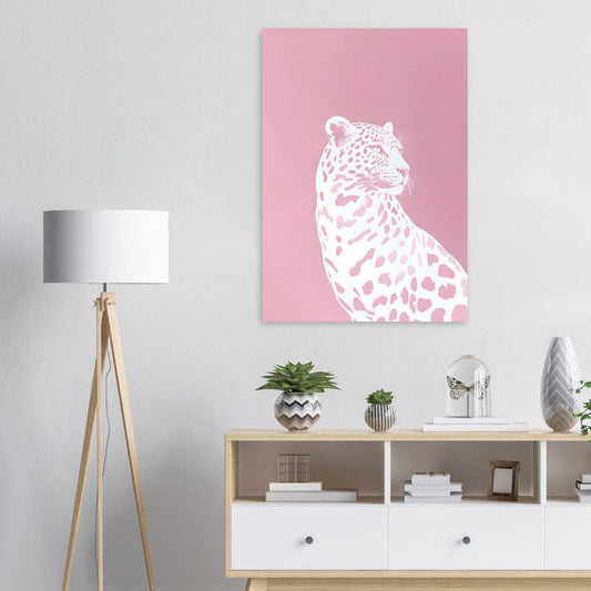 Pastel leopard poster - Sillystroke
