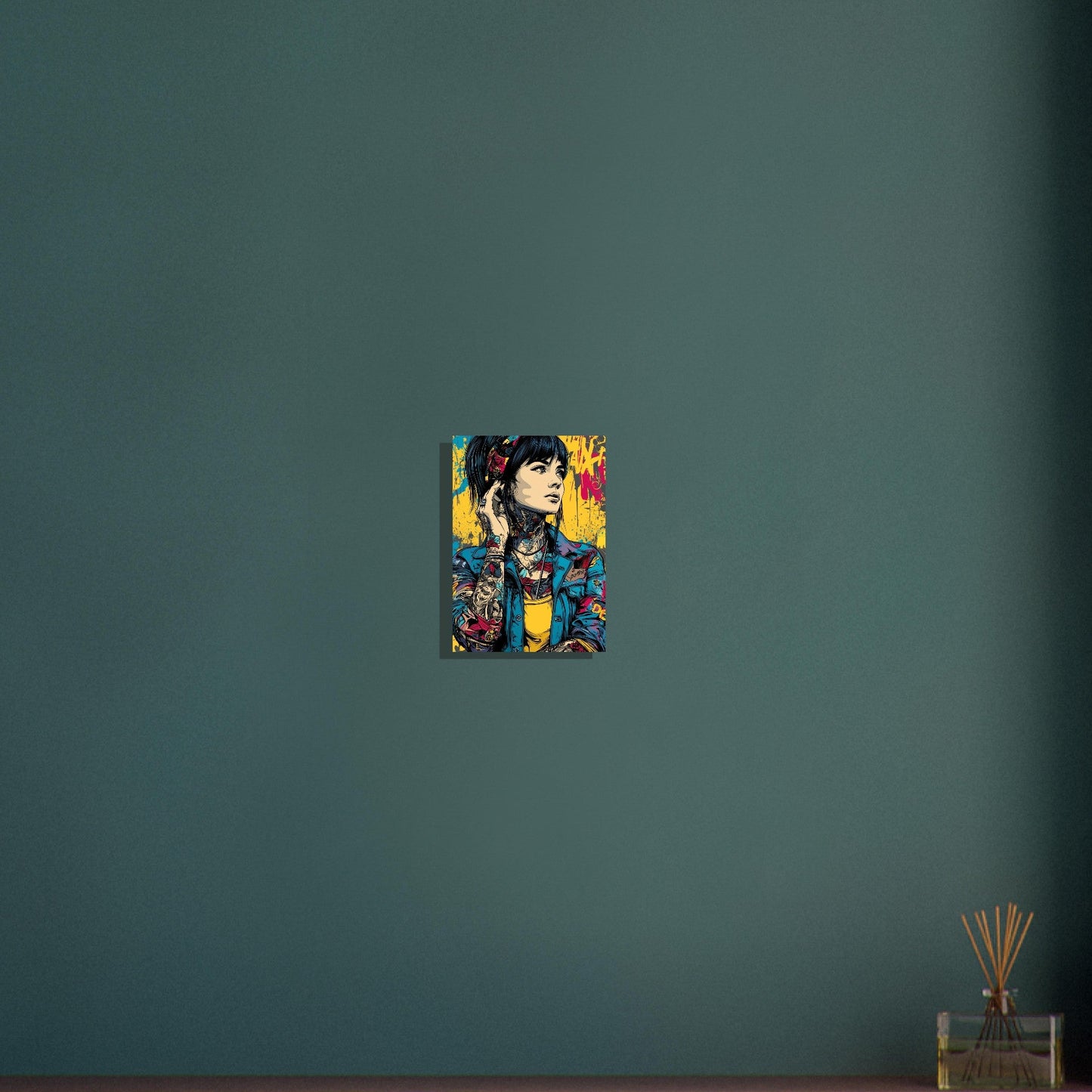 Pop Art Comic Girl Poster - Sillystroke