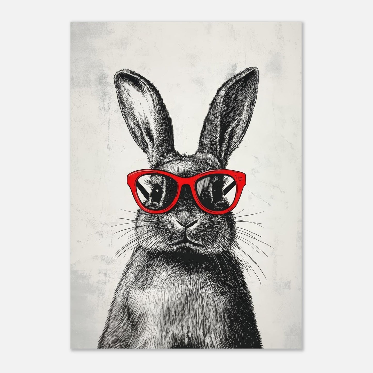 Rabbit sketch poster - Sillystroke