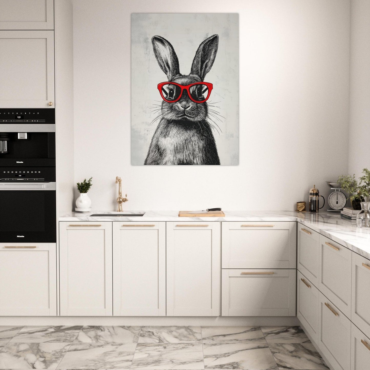 Rabbit sketch poster - Sillystroke