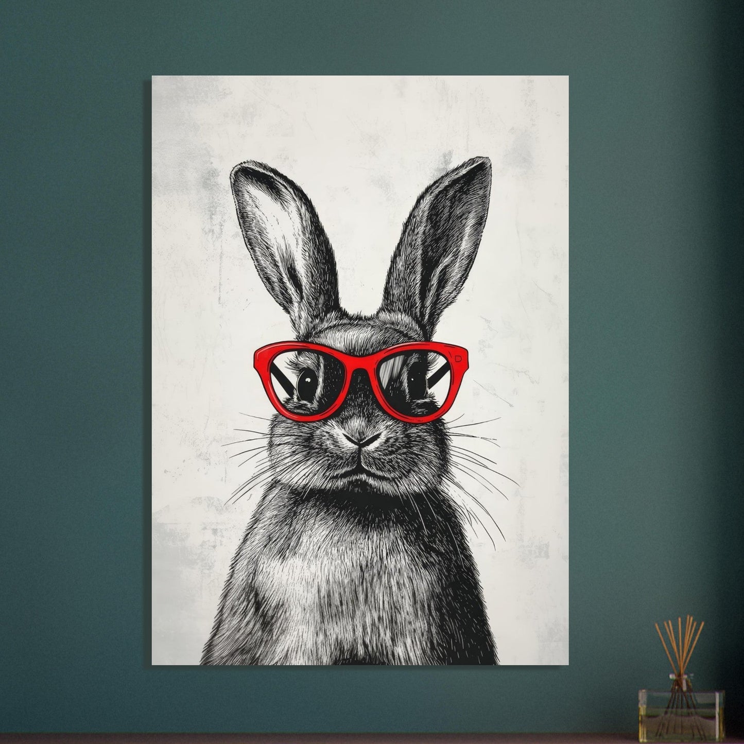 Rabbit sketch poster - Sillystroke
