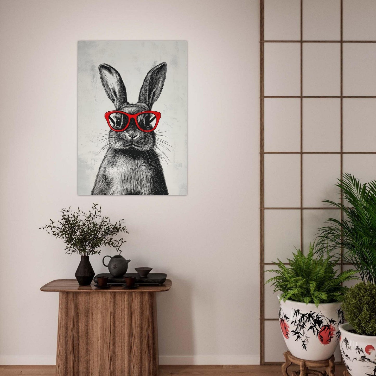 Rabbit sketch poster - Sillystroke