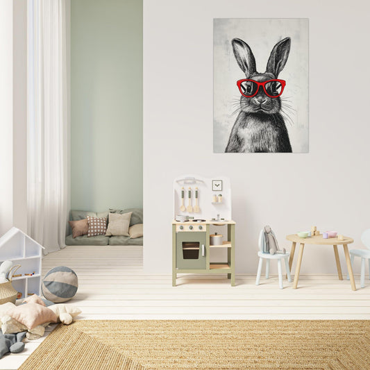 Rabbit sketch poster - Sillystroke