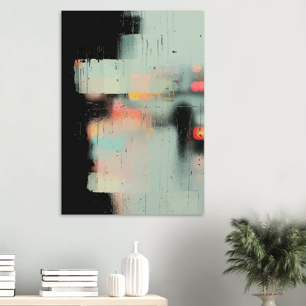 Rainy cityscape poster - Sillystroke