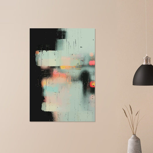 Rainy cityscape poster - Sillystroke