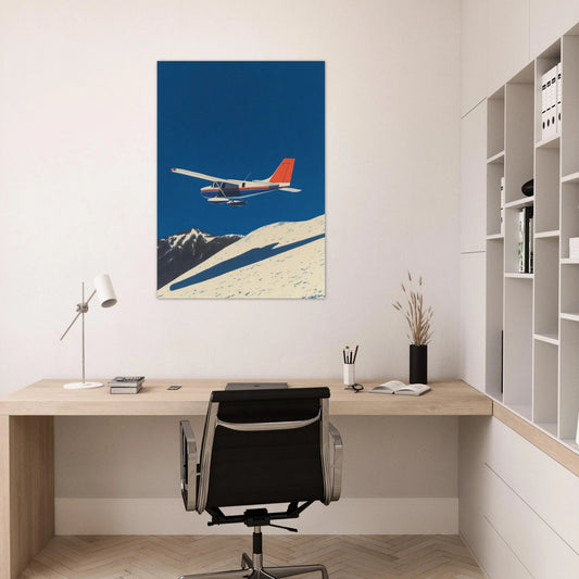 Retro plane poster - Sillystroke