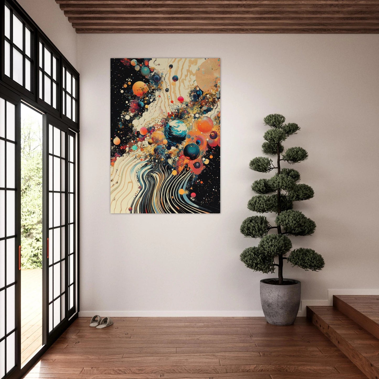 Retro space poster - Sillystroke