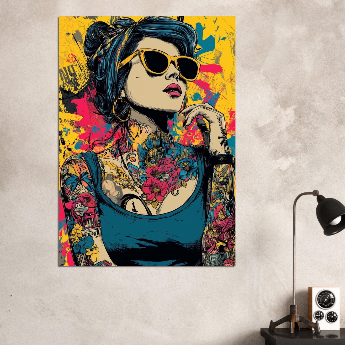 Rockabilly art poster - Sillystroke