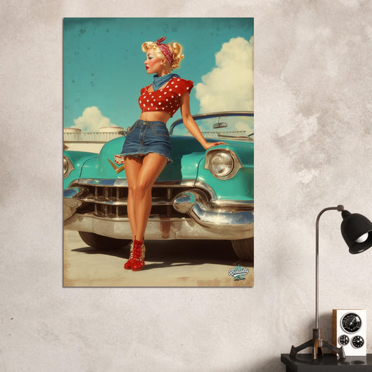 Rockabilly Poster - Vintage Wall Art - Design 8 of 20 - Sillystroke