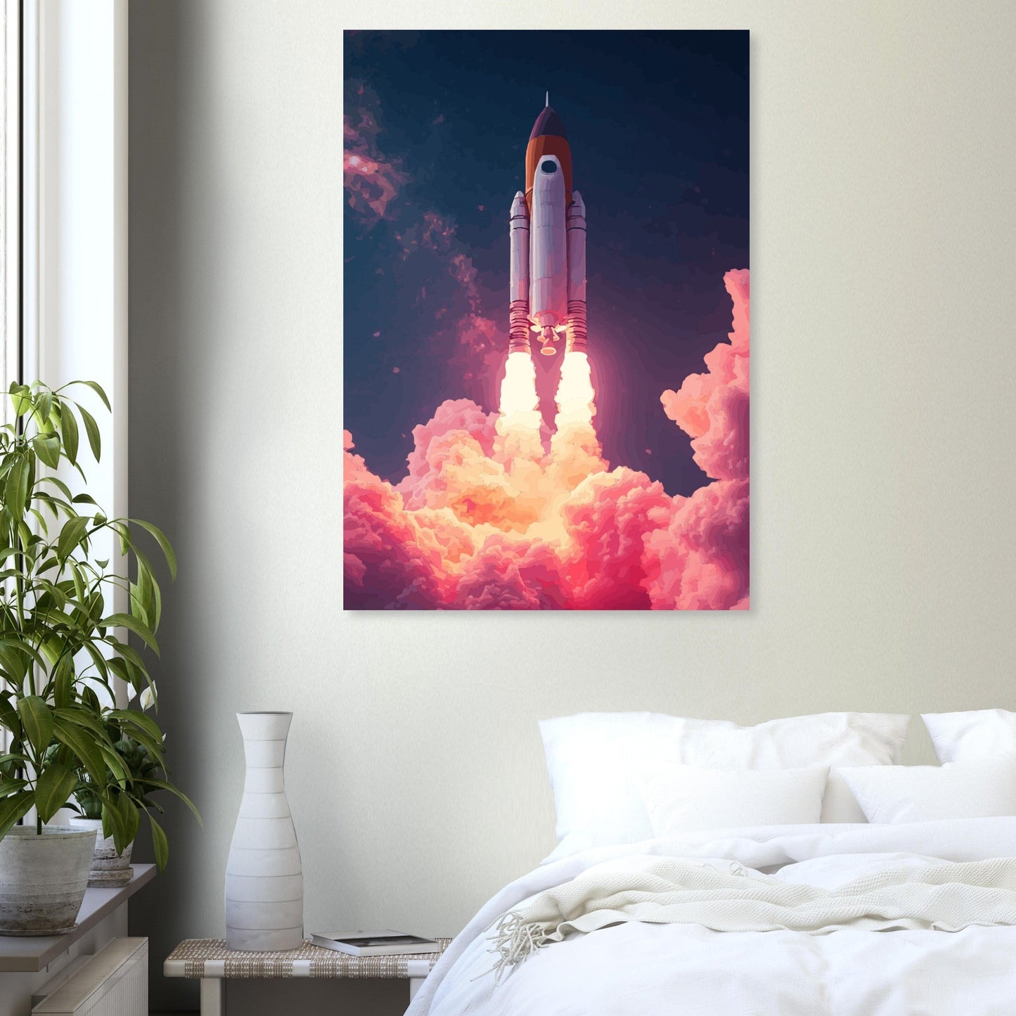 Rocket launch poster - Sillystroke