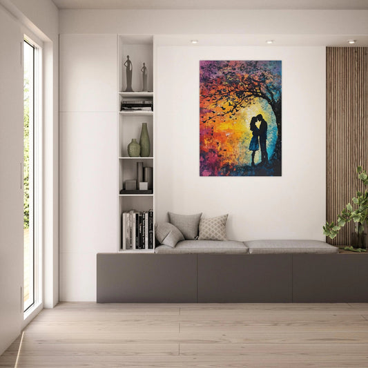 Romantic couple poster - Sillystroke