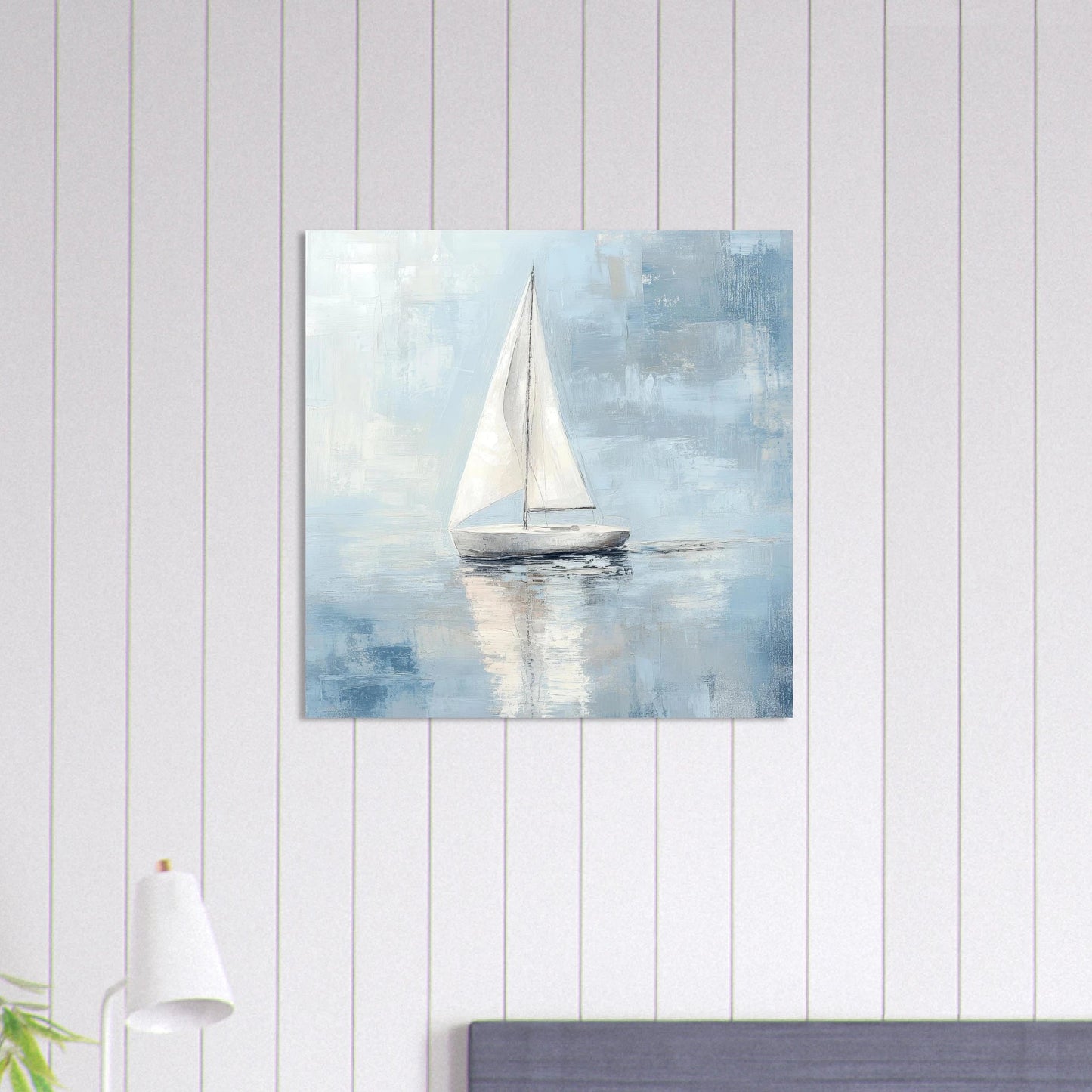 Sailboat painting poster - Sillystroke