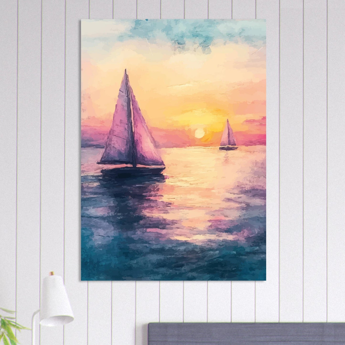 Sailing at sea poster - Sillystroke