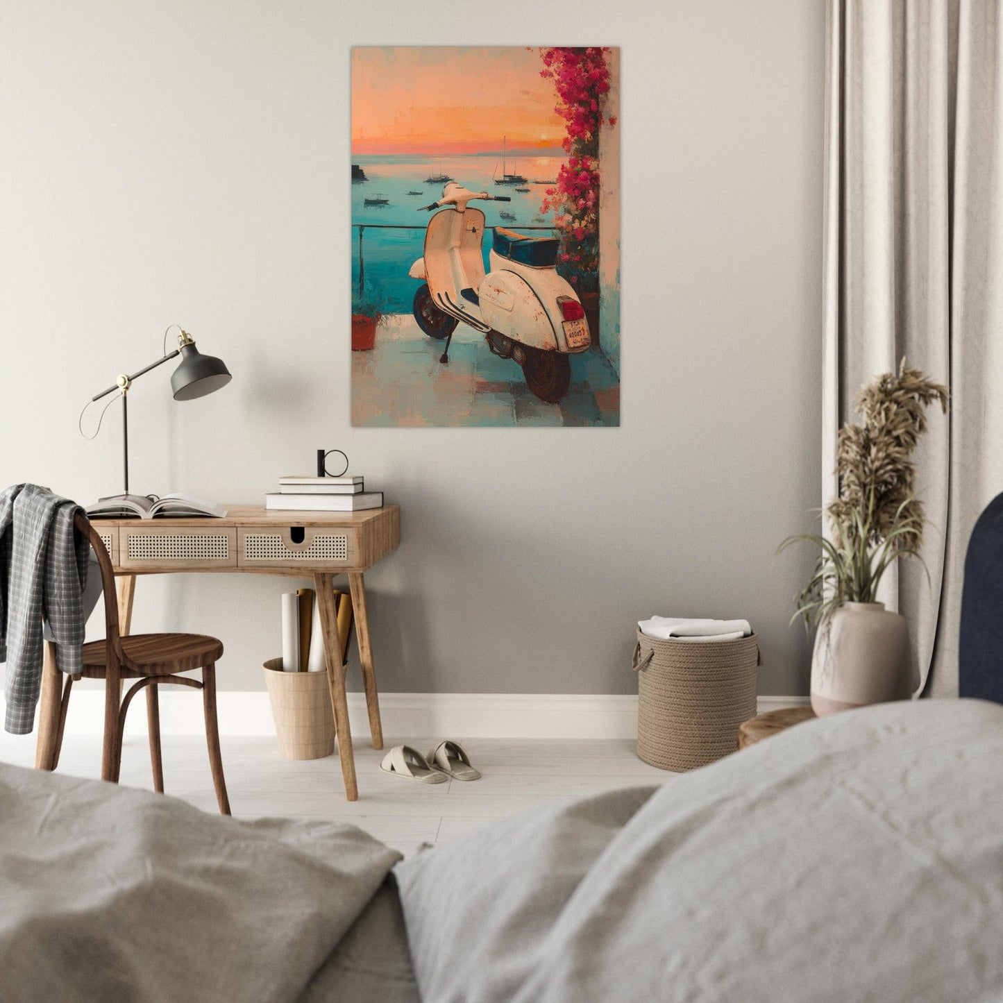 Scenic Greece coast poster - Sillystroke