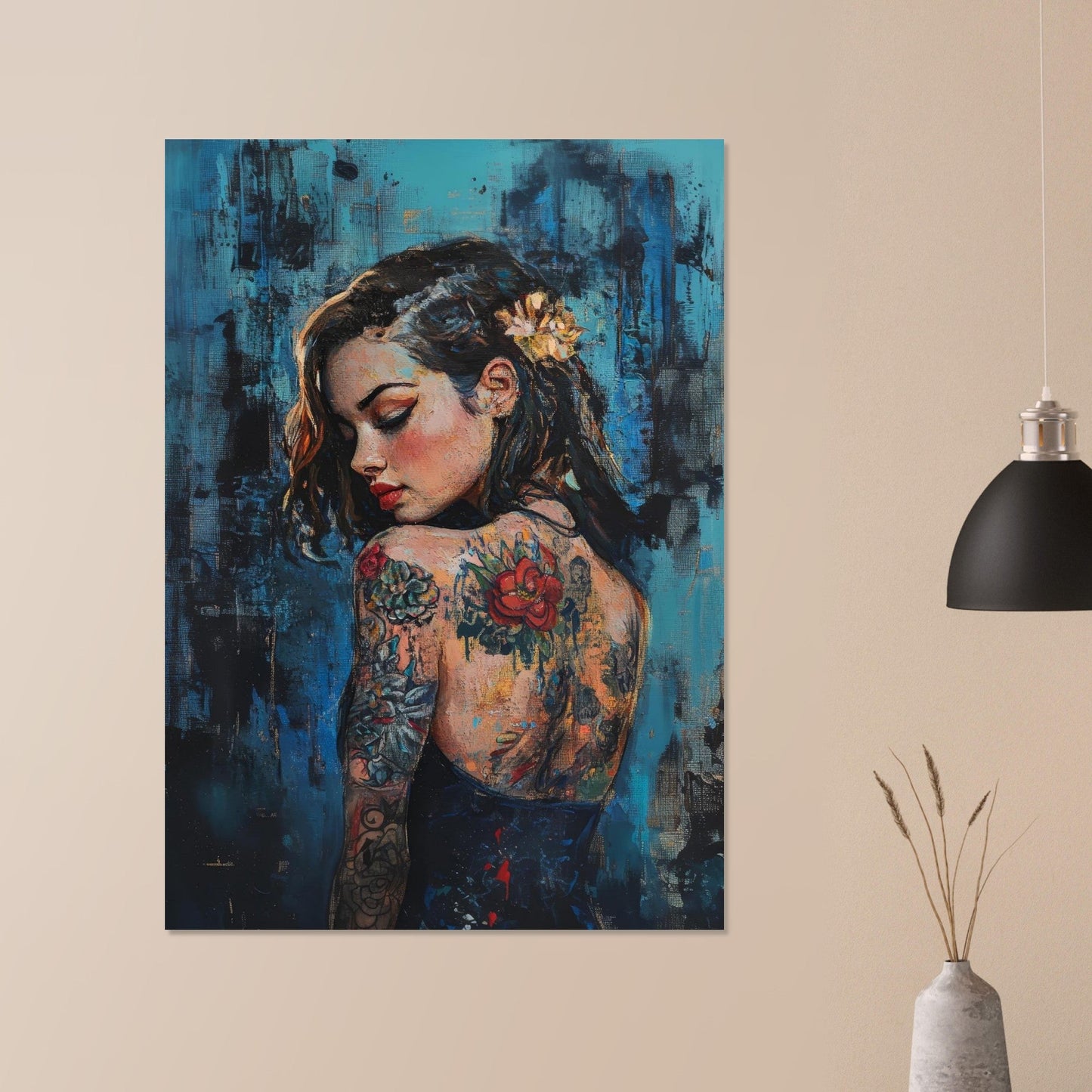 Serene tattoo goddess poster - Sillystroke