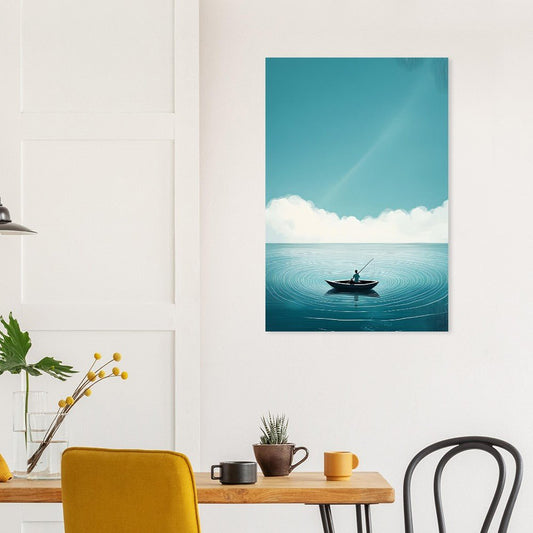 Serenity in solitude poster - Sillystroke