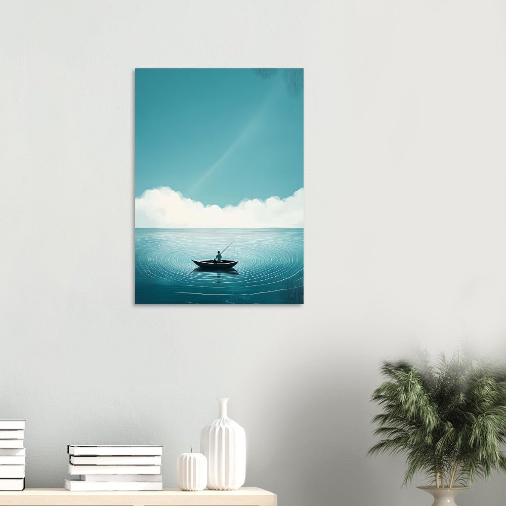 Serenity in solitude poster - Sillystroke