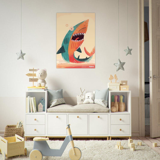 Shark poster - Sillystroke
