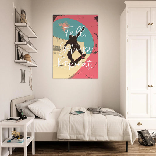 Skate quote poster - Sillystroke