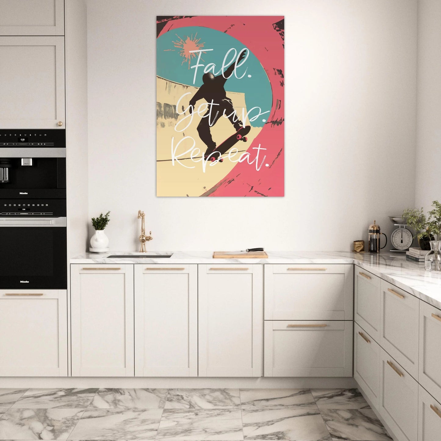 Skate quote poster - Sillystroke