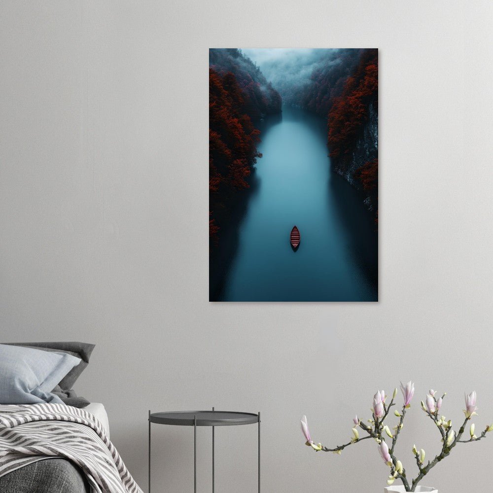 Solitude in the mist poster - Sillystroke