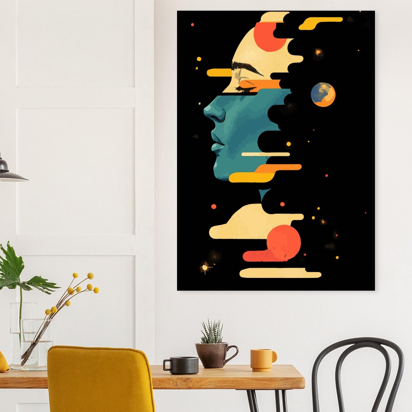 Space dream illustration poster - Sillystroke