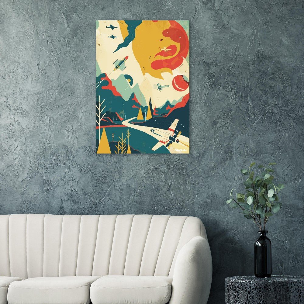 Space vibrant poster - Sillystroke