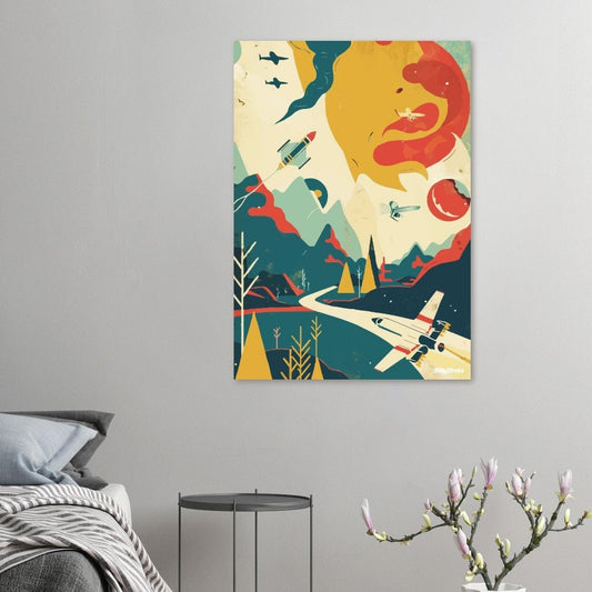 Space vibrant poster - Sillystroke