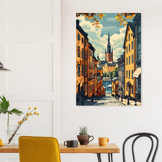 Stockholm poster - Sillystroke