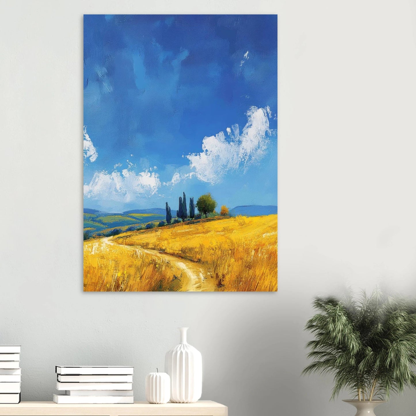 Summer fields poster - Sillystroke