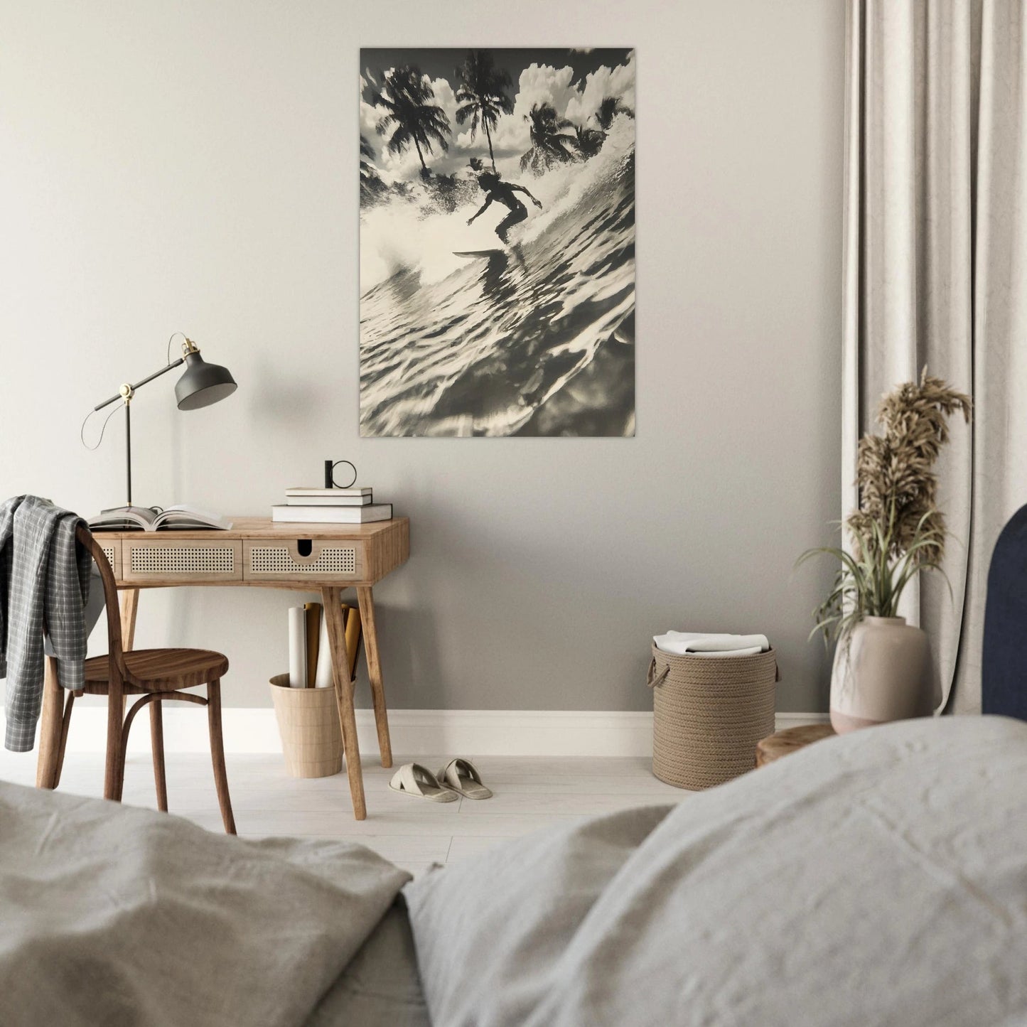 Surfer wave poster - Sillystroke