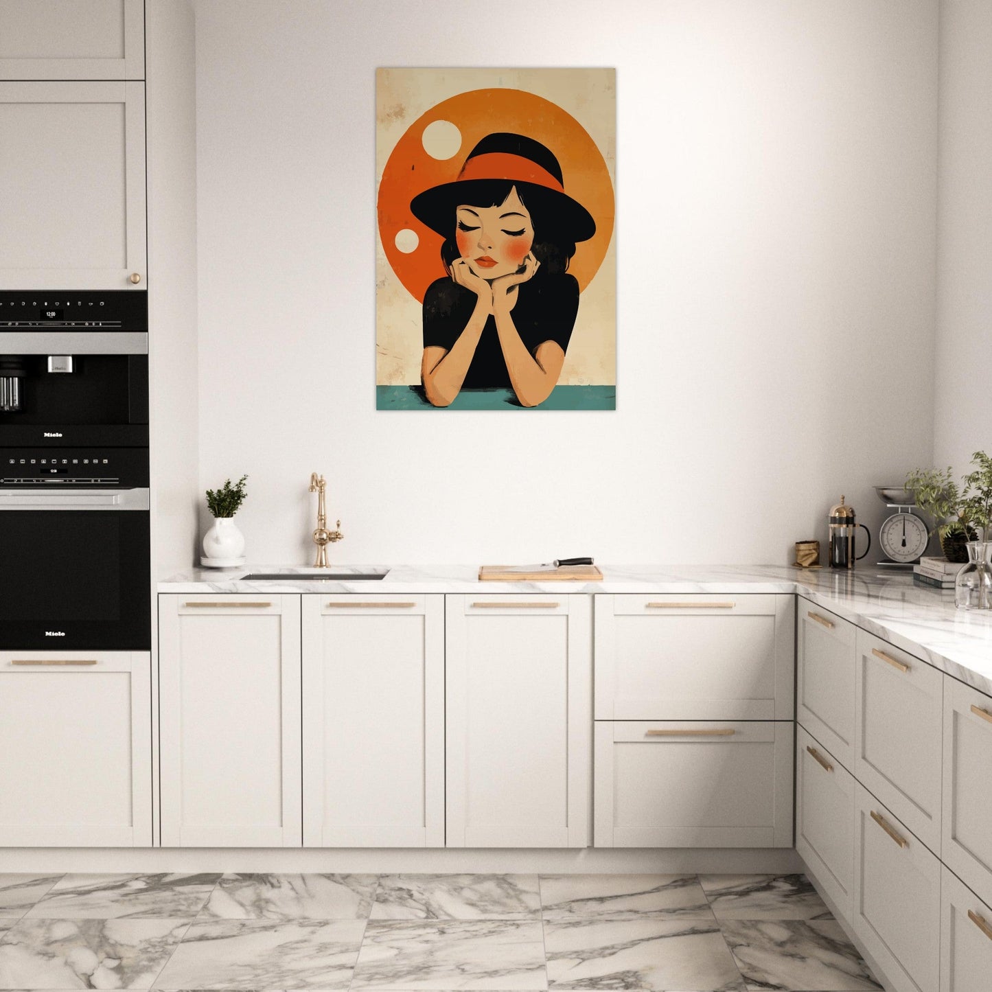 Thoughtful girl poster - Sillystroke