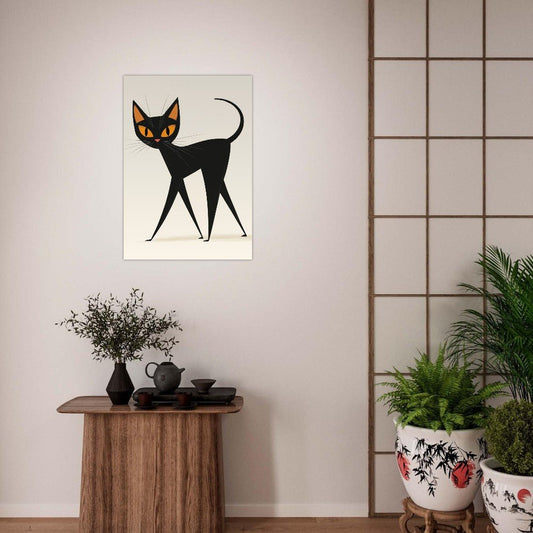 Timeless cat poster - Sillystroke