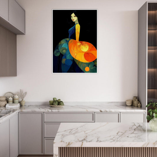 Timeless illustrated dress poster - Sillystroke