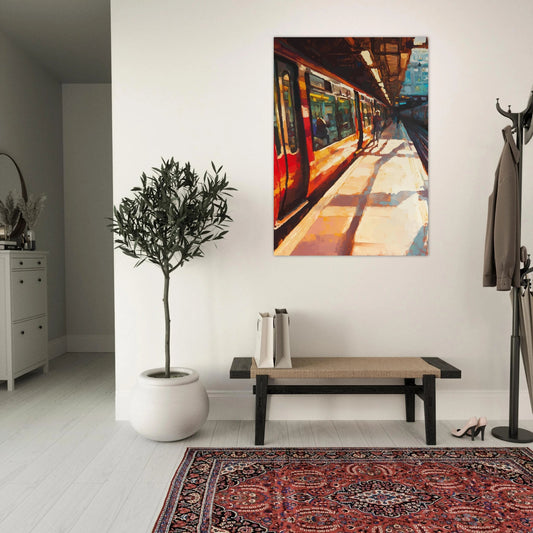 Train station poster - Sillystroke