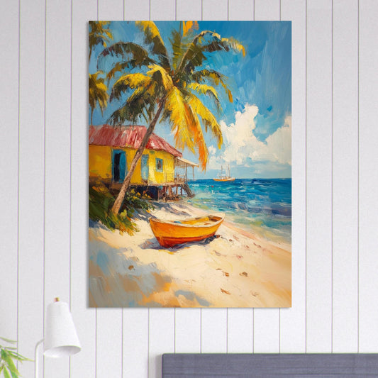 Tropical Island poster - Sillystroke
