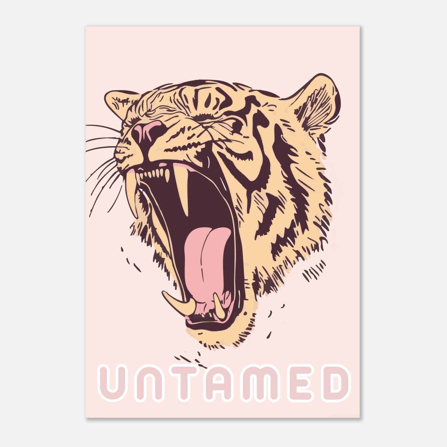 Untamed leopard poster - Sillystroke