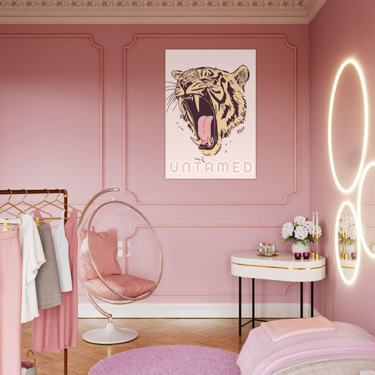 Untamed leopard poster - Sillystroke