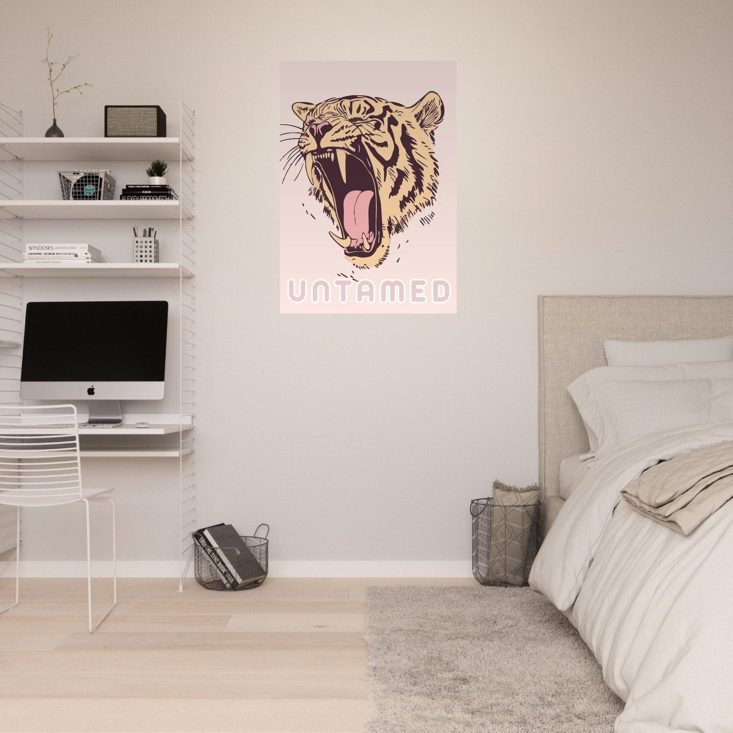 Untamed leopard poster - Sillystroke