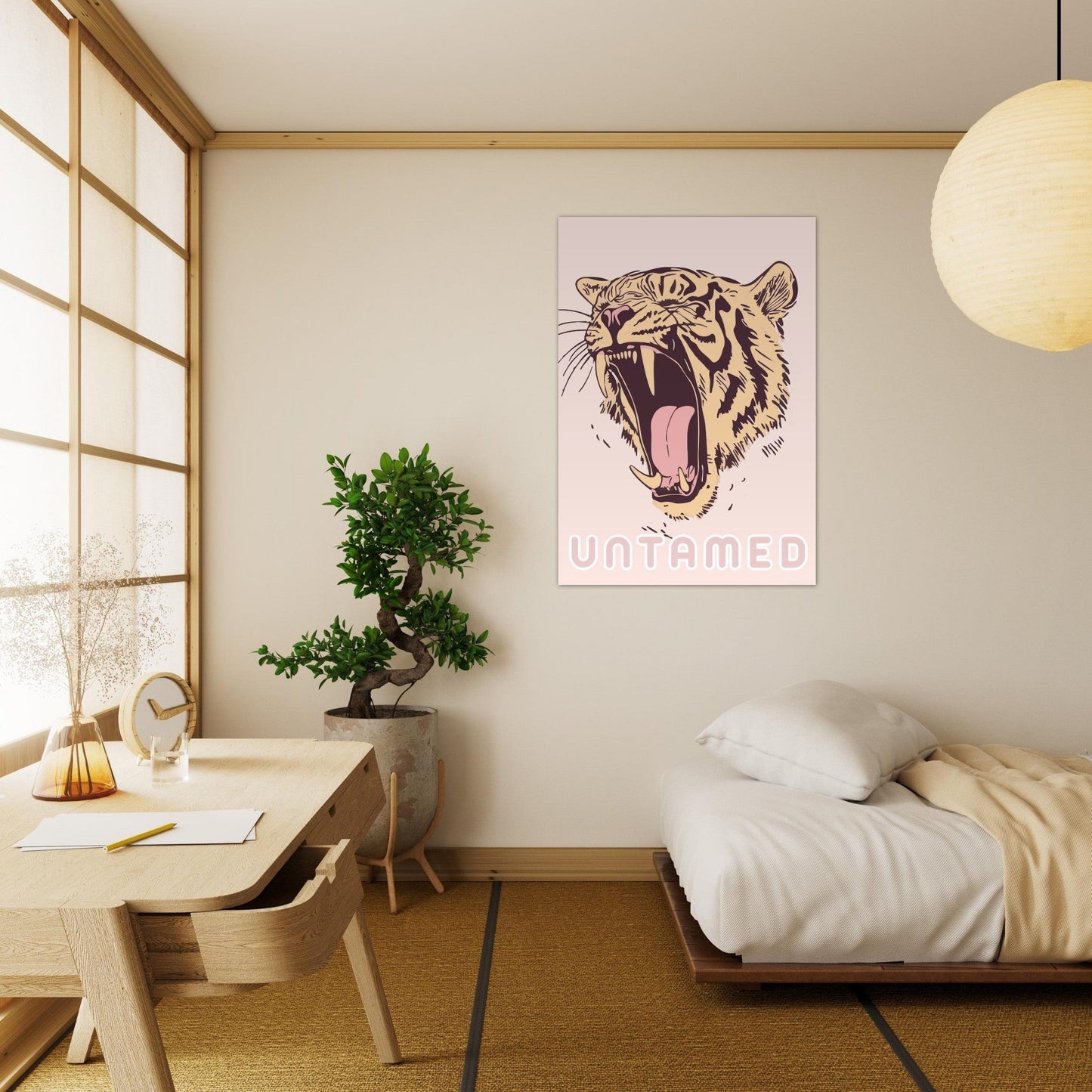Untamed leopard poster - Sillystroke