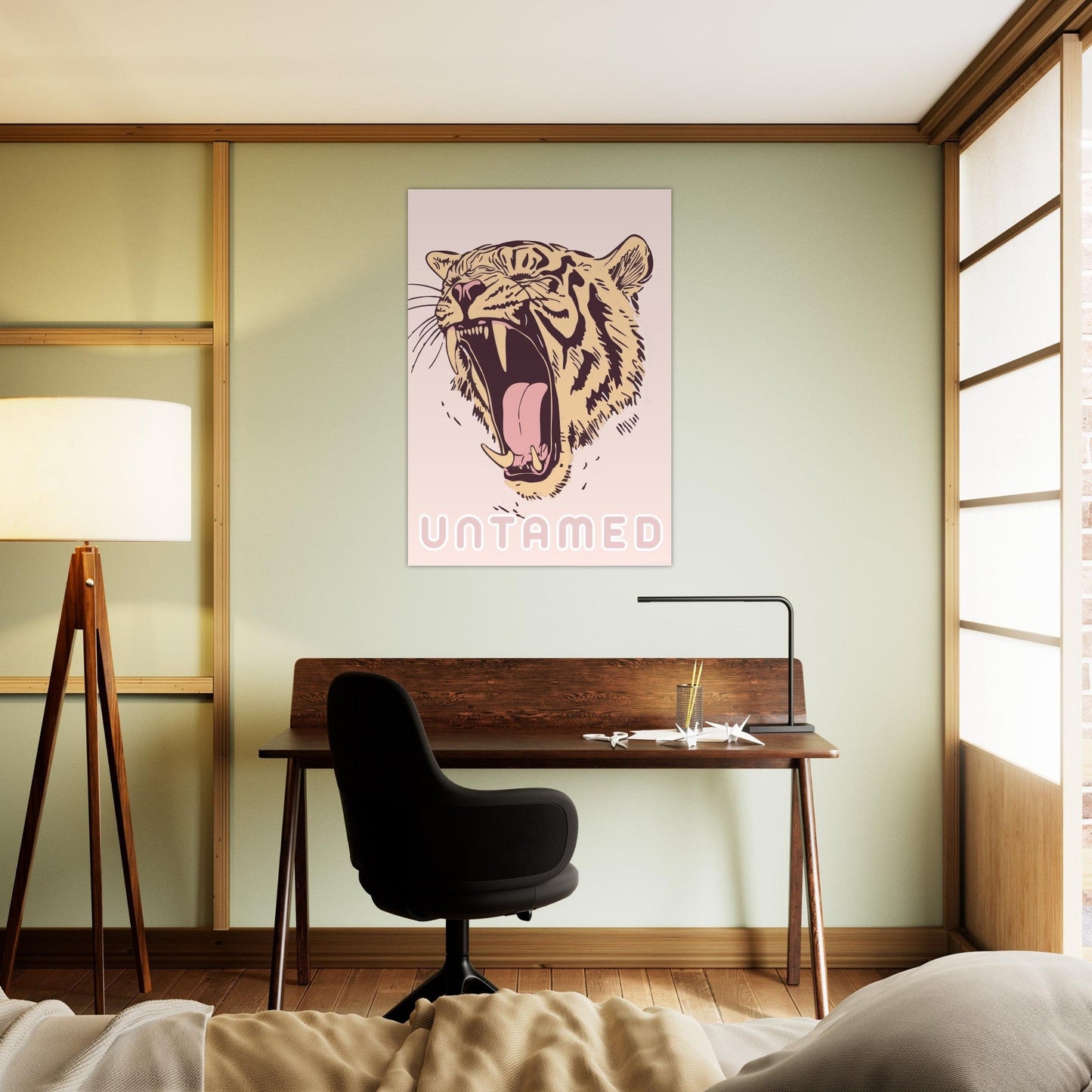 Untamed leopard poster - Sillystroke