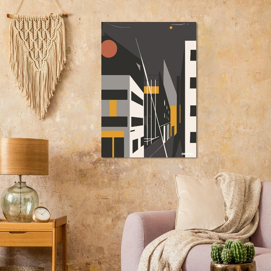 Urban geometry poster - Sillystroke